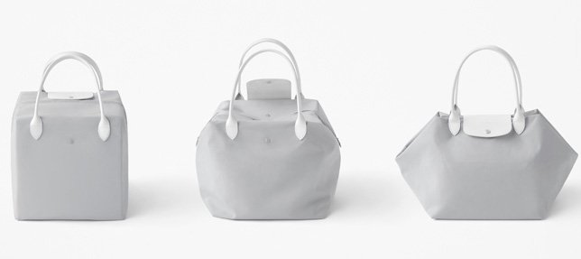 Longchamp x Nendo Katachi Bag collection