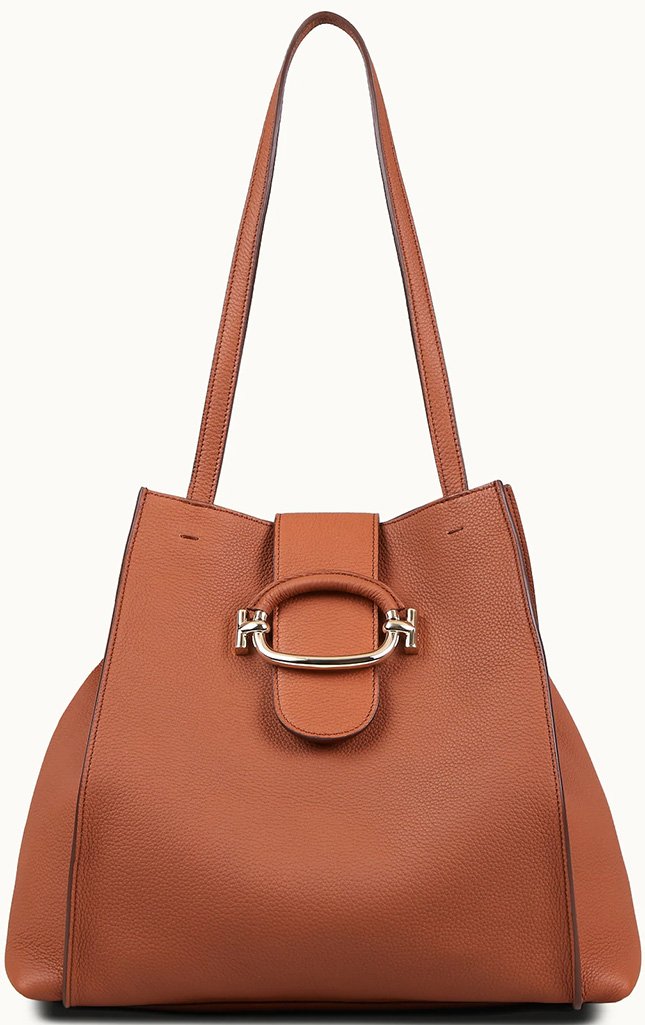 Tods Double T Shopping Bag With Ring