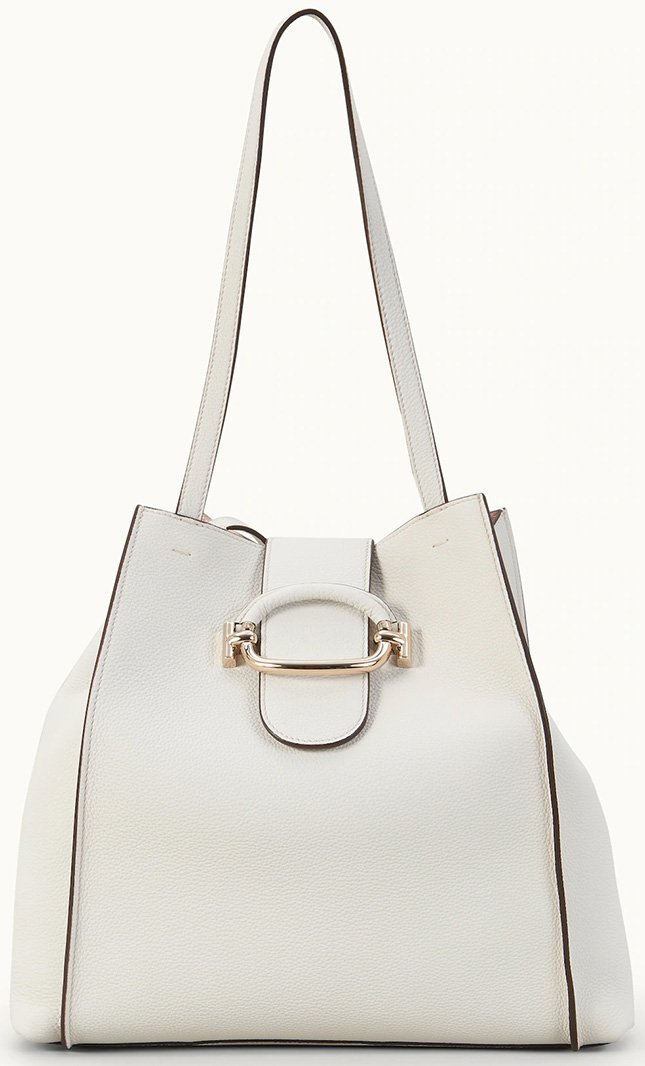 Tods Double T Shopping Bag With Ring