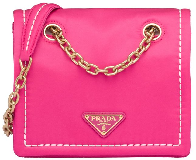 Prada Nylon Shoulder Bag And Tote Bag