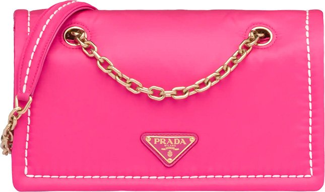 Prada Nylon Shoulder Bag And Tote Bag