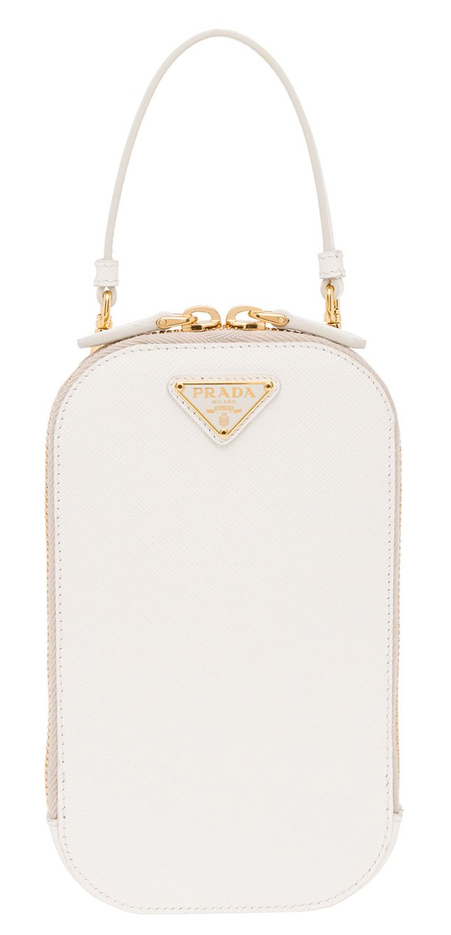 Prada Vertical Mini Saffiano Bag