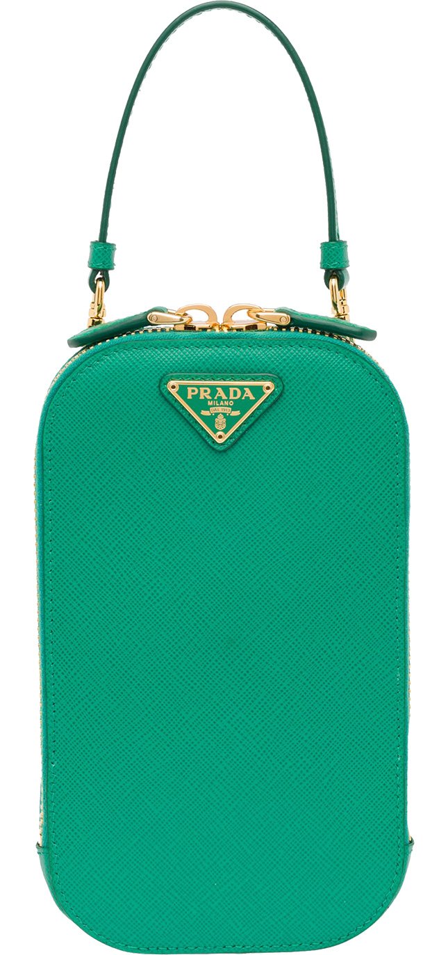 Prada Vertical Mini Saffiano Bag