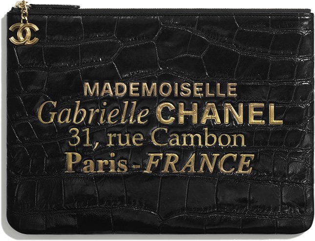 Chanel Mademoiselle Gabrielle Signature Pouches