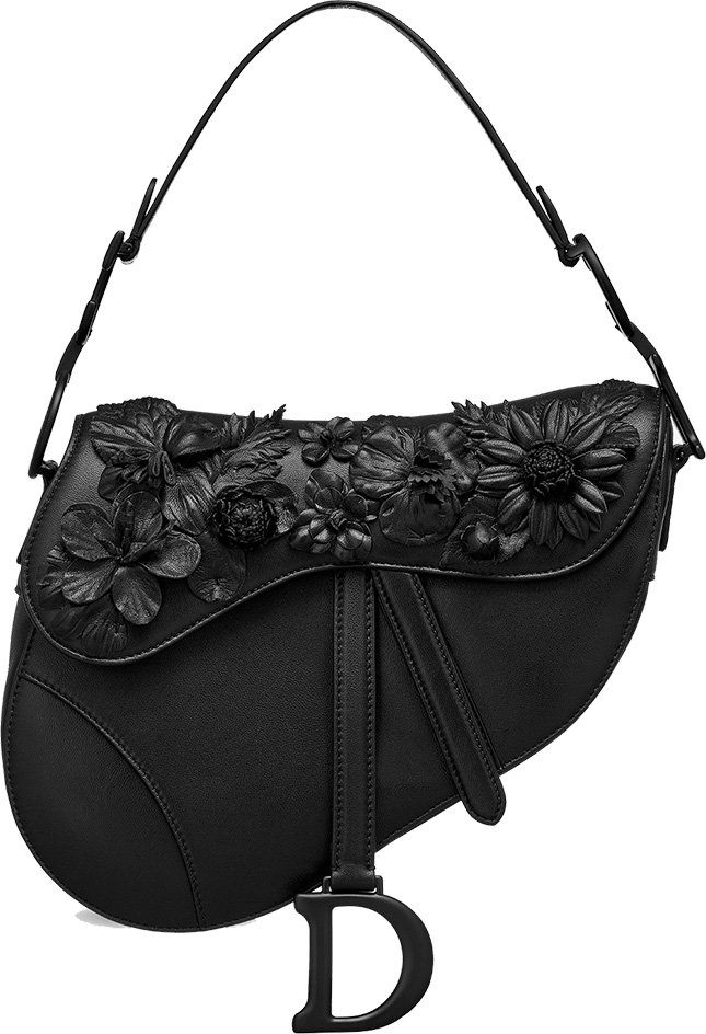 Dior Embroidered Flowers On Bag Collection