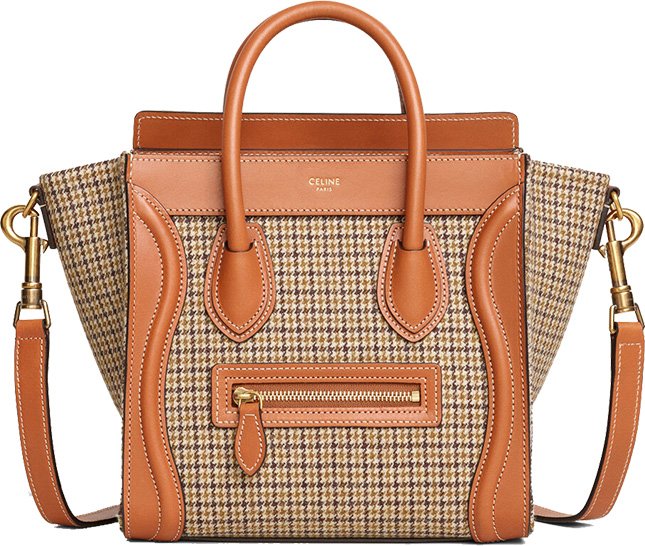 Celine Tweed Gingham Bag Collection