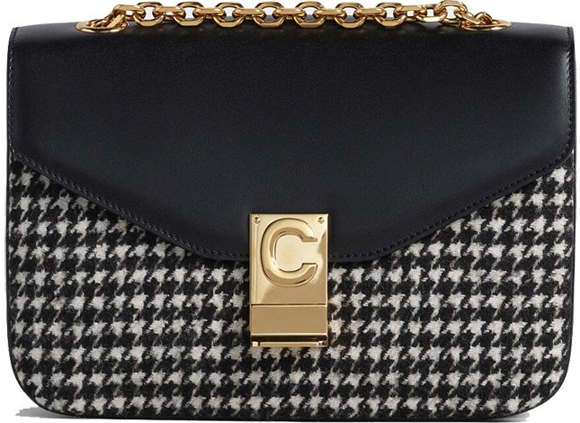 Celine Tweed Gingham Bag Collection