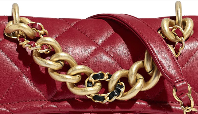 Chanel Chain Leather Link Bag