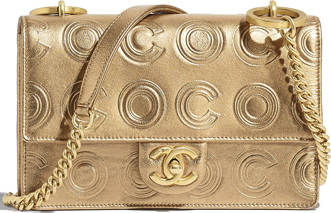 Chanel Gold Circle C Bag