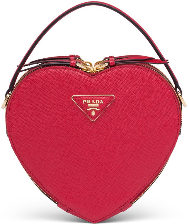 Prada Odette Heart Bag