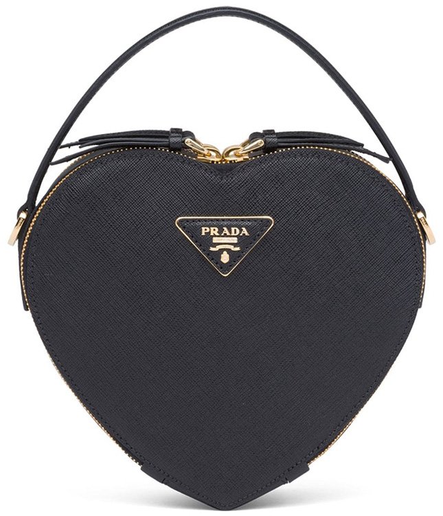 Prada Odette Heart Bag