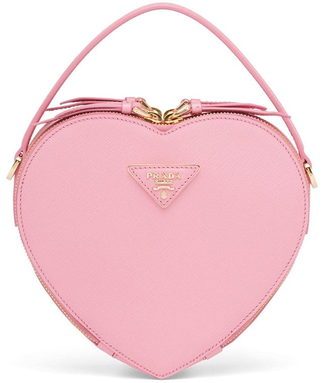 Prada Odette Heart Bag