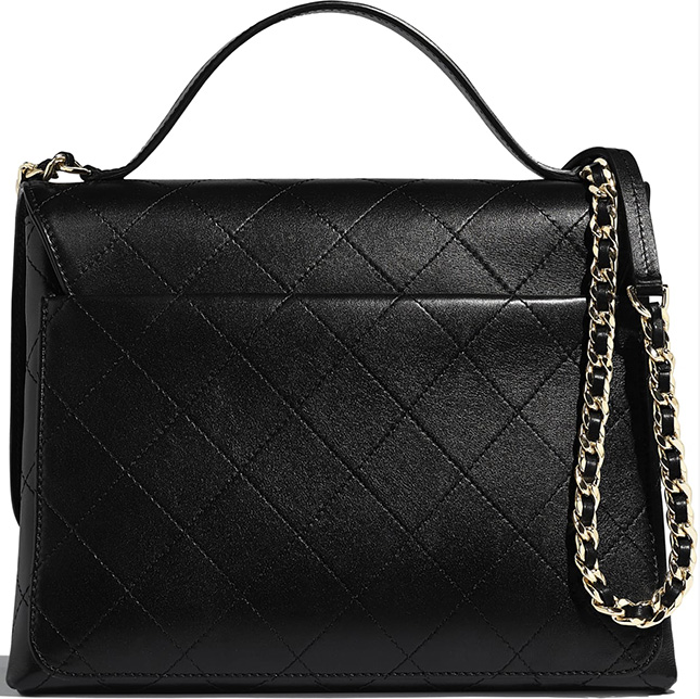 Chanel Calfskin Double Pocket Bag