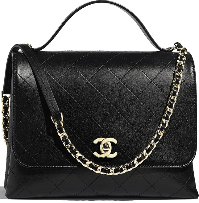 Chanel Calfskin Double Pocket Bag