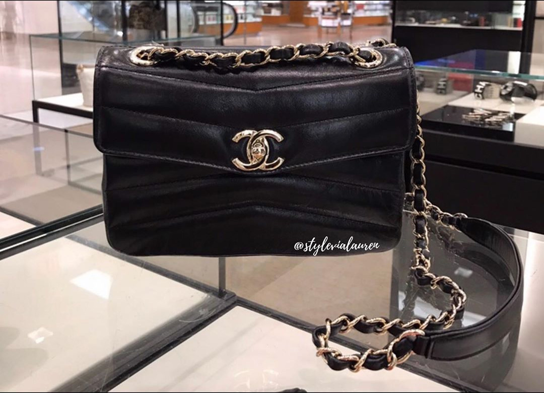 Chanel Double Chevron Bag