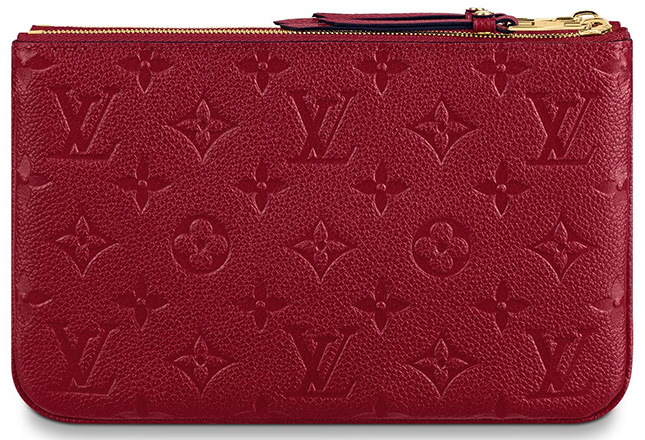 LV Double Zip Pochette or Celine Trio Pouch