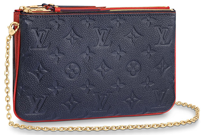 LV Double Zip Pochette or Celine Trio Pouch