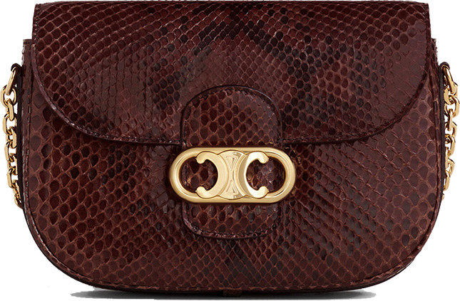 Celine Chaine Triompe Round Bag