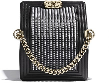 Chanel Boy Vertical Pearl Bag thumb