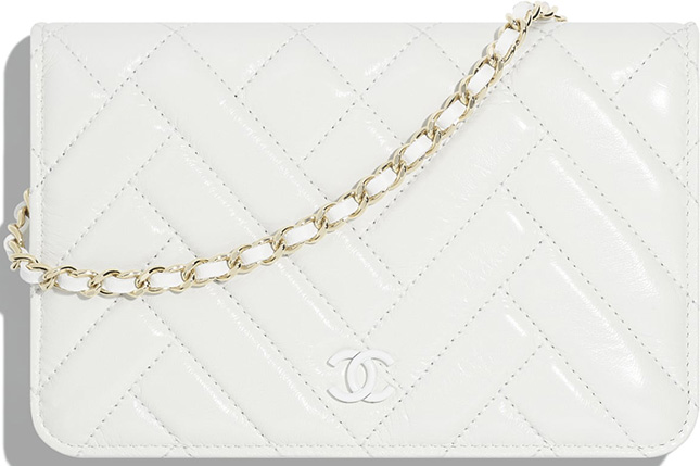 Chanel Mix Quilted Chevron WOC