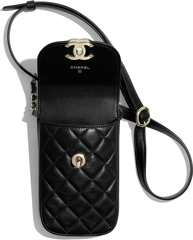 Chanel Phone Clutch With Chain and Waist Bag