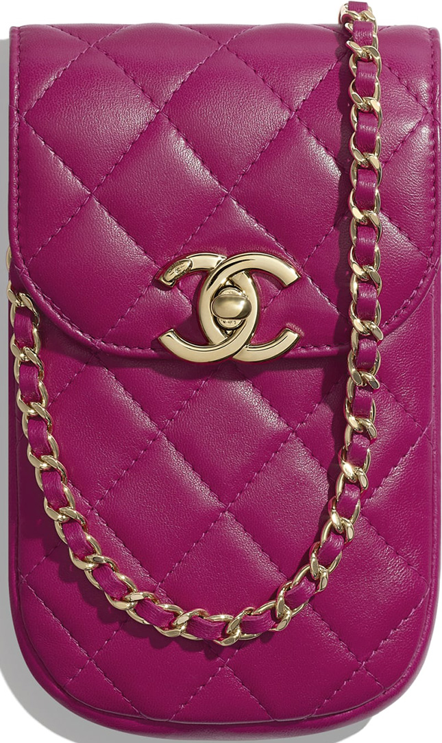 Chanel Phone Clutch With Chain and Waist Bag