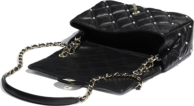 Chanel Quilted With Pearl Bag For the FW Collection