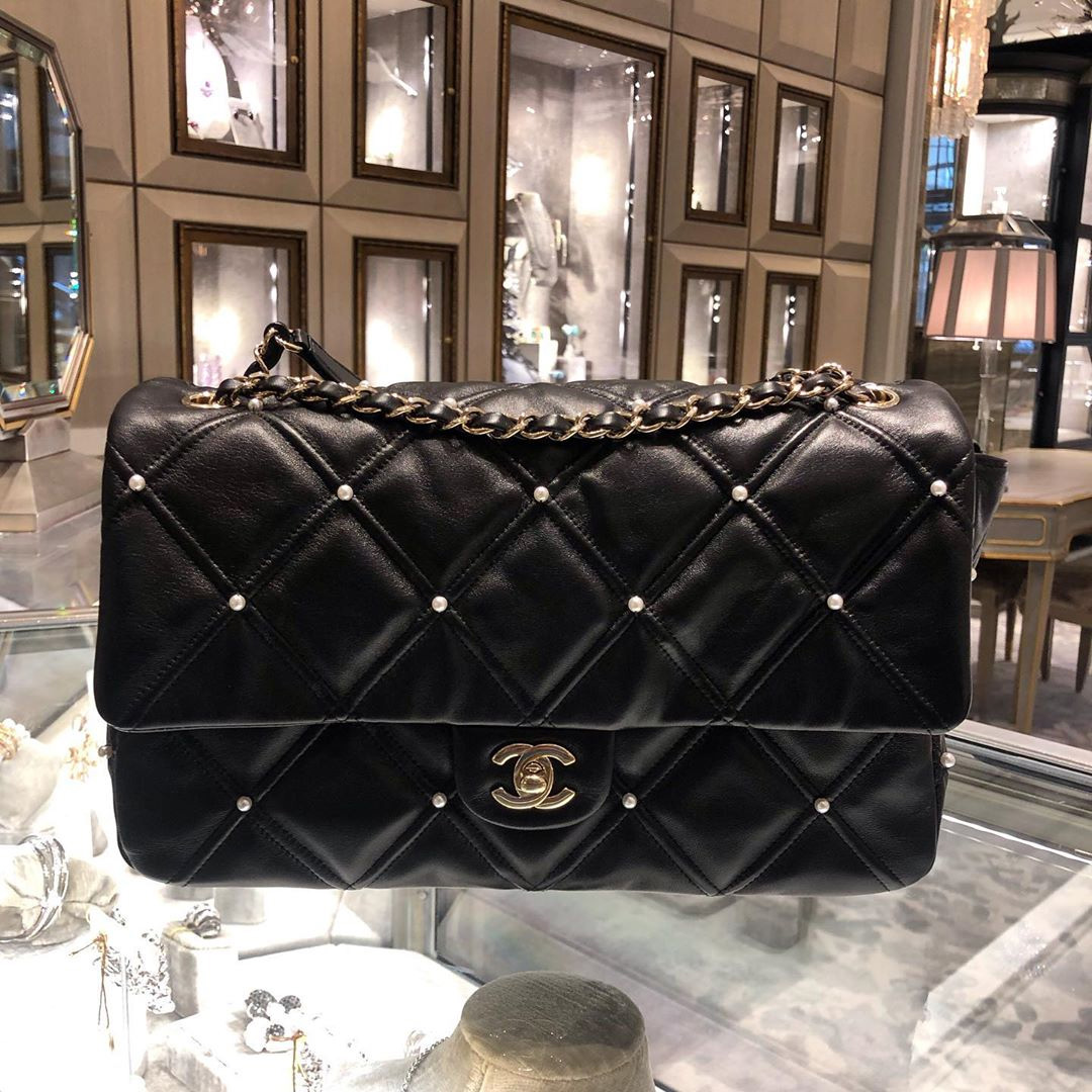 Chanel Quilted With Pearl Bag For the FW Collection