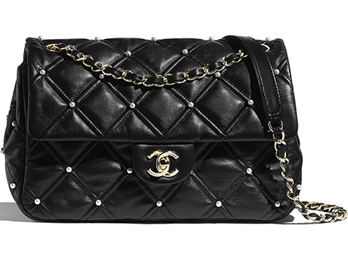 Chanel Quilted With Pearl Bag For the FW Collection thumb