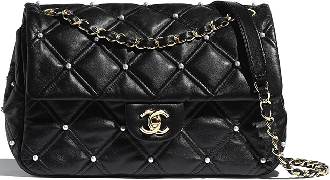 Chanel Quilted With Pearl Bag For the FW Collection