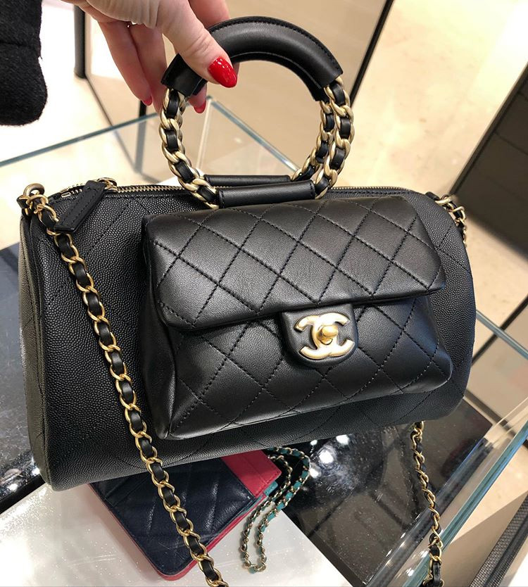 Chanel Circular Handle Bag