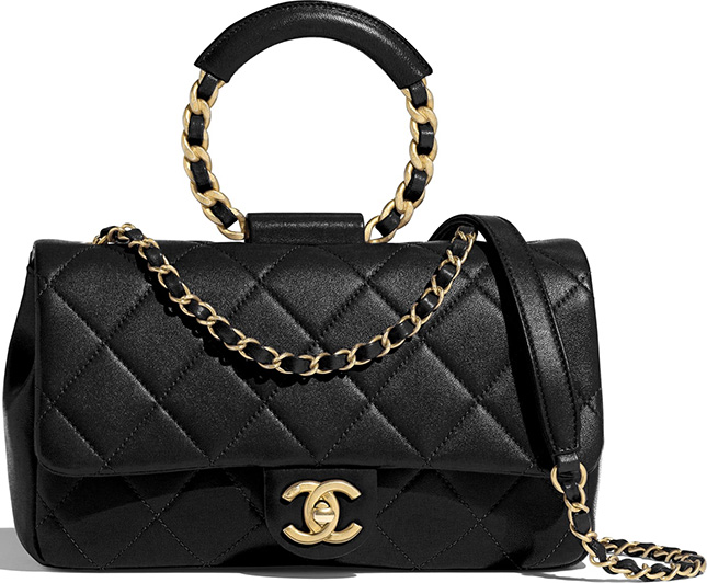 Chanel Circular Handle Bag