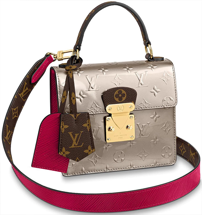 Louis Vuitton Alma Monogram Vernis Canvas And Epi Bag