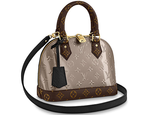 Louis Vuitton Alma Monogram Vernis Canvas And Epi Bag thumb