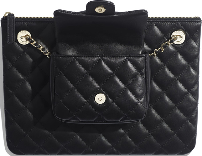 Chanel Case with Square Flap Bag