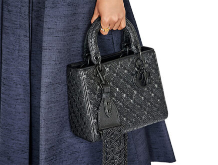 Lady Dior All Black Braided Quilted Bag thumb