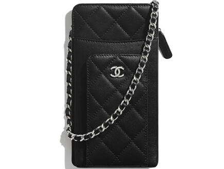 Chanel Compact Double Pouch With Chain thumb