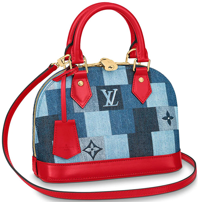 Louis Vuitton Damier Monogram Denim Patch Work Bag Collection