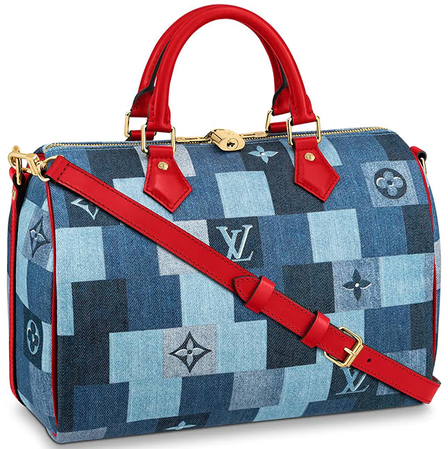 Louis Vuitton Damier Monogram Denim Patch Work Bag Collection