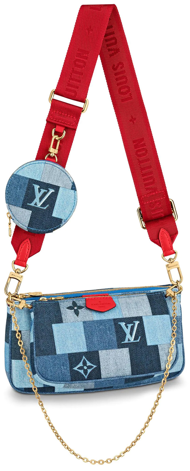 Louis Vuitton Damier Monogram Denim Patch Work Bag Collection