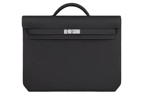 Hermes Kelly depeches 36 Briefcase Bag in Togo calfskin Caban Featured image