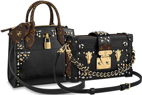 Louis Vuitton Edgy Rock Chic Petite Malle Bag thumb