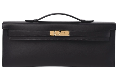 Hermes Kelly Cut Bag in Swift Black Featured image