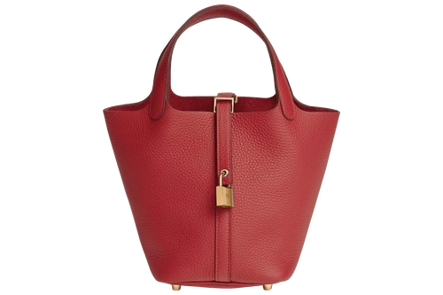 Hermes Picotin Lock 18 Bag in Clemence Vermillon Featured image