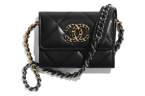 Chanel Flap Coin Purse With Chain thumb