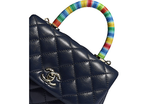 Chanel Rainbow Coco Handle Bag thumb