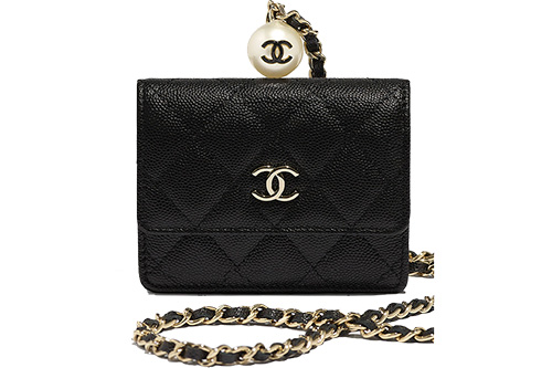 Chanel CC Pearl Charm SLG Collection thumb