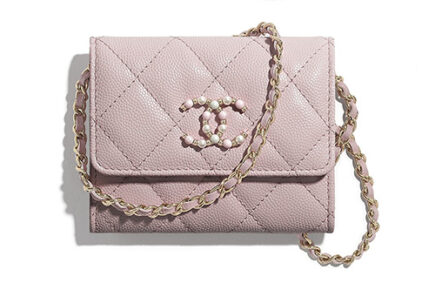 Chanel Candy CC Flap Coin Purse With Chain thumb