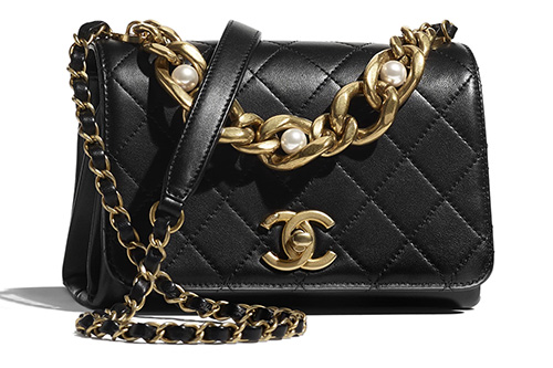 Chanel Pearl Boy Chain Bag thumb