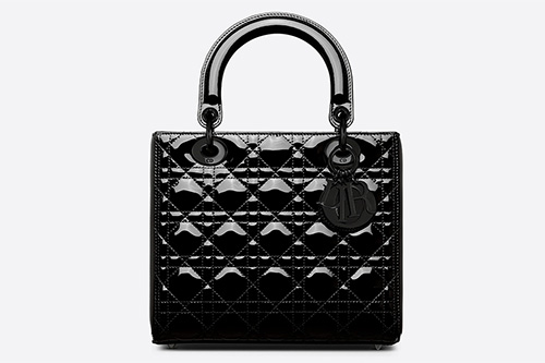 Lady Dior Ultra Black Glossy Bag thumb